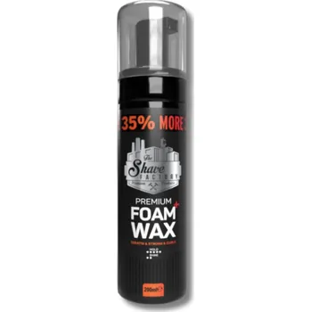 Stylingový přípravek The Shave Factory Premium Foam Wax – objemový pěnový vosk na vlasy – i pro vlnité vlasy, 200 ml