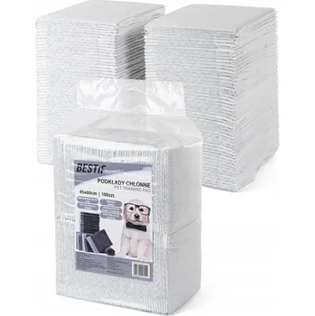 Kosmetika pro psa Absorpční podložky a rohože Bestif 100 ks