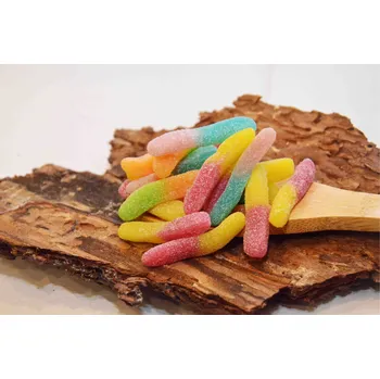 Bonbon KYSELÉ ŽELÉ NEONOVÍ ČERVÍČCI 1000g