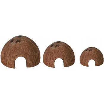 Trixie Kokosový domeček pro křečka, myši, plazy, pavouky 3 ks