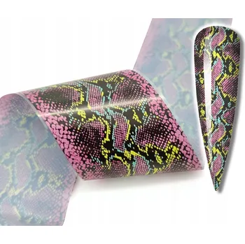 Fólie na nehty - Transferová fólie 10cm x 4cm - Had