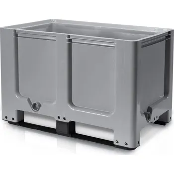 paleta Paletový box 1200x800x790, 520 l, 2 ližiny