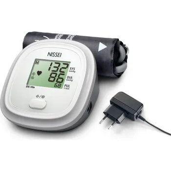 Měřič tělesných funkcí NISSEI - JAPONSKO Digitální tlakoměr DS-10a- NISSEI s napájecím adaptérem