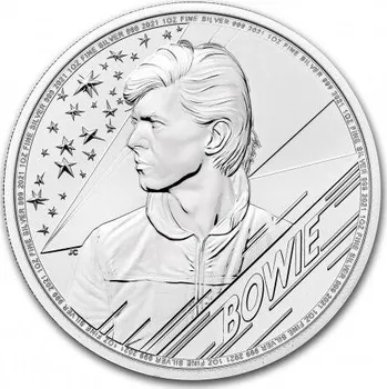 Stříbrná mince 1 oz David Bowie 2021