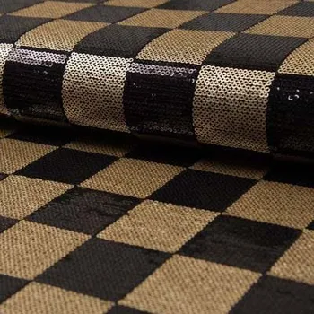 Strima Spangles Check - Gold