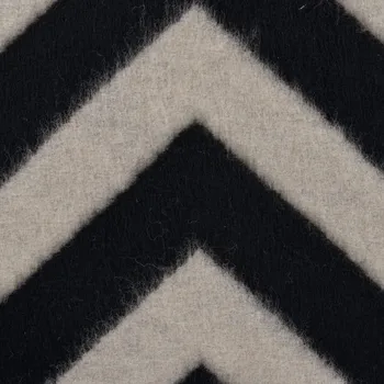 Strima Wool Zigzag - Black/White