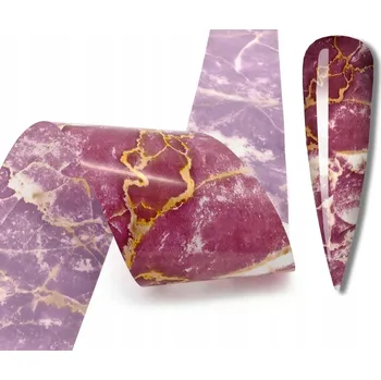 Fólie na nehty 10cm x 4cm - Mramor