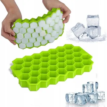 Tvořítko na led FORMA FORMIČKA NA LED KOSTEK LEDU SILIKONOVÉ FORMIČKY SILIKONOVÁ NA 37 KOSTEK