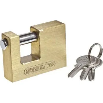 Visací zámek Zámek visací mosazný pevnostní s čepem 50 mm