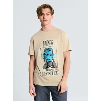 Pánské tričko Sinsay - Tričko s potiskem League of Legends - béžová - 526EY-80X - 526EY-80X-M