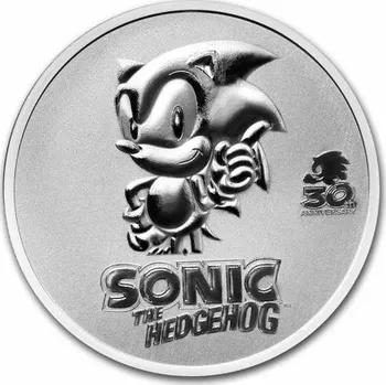 Niue Island Stříbrná mince 1 oz SONIC The Hedgehog 30. Výročí SEGA 2021 BU Ježek Sonic