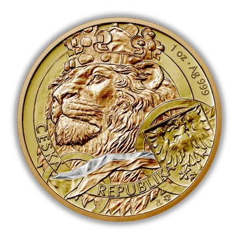 Česká Mincovna Český lev 2025 1 oz