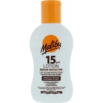 Přípravek na opalování Voděodolný opalovací balzám Protective Lotion SPF15 Malibu 100 ml