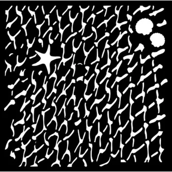 Stamperia Plastová šablona 12x12cm Rybářská síť