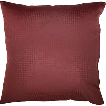 Povlak na dekorativní polštářek Povlak na polštářek Pany hnědý/bordó 40x40