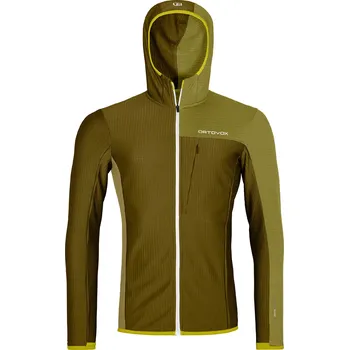 Pánská mikina Ortovox Fleece Light Grid Hooded Jacket Men's Barva: Wild Herbs, Velikost: XL