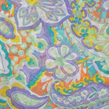 Strima Poly Yoryu Print - Paisley, Dusty Mint