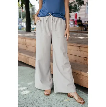 Pánské kalhoty Kalhoty Malva světle šedé Velikost: XS