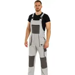 CXS LUXY ROBIN pánské pracovní kalhoty s laclem, bílo-šedé, velikost 64