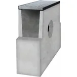 Sběrná betonová vpusť BIELBET A15 s pozinkovanou mříží 500 x 250 x 700 mm 300 mm