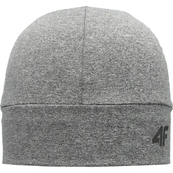 Čepice 4F Unisex sportovní čepice H4Z19-CAU002 Middle Grey Melange L/XL