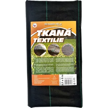 Mulčovací textilie Tkaná textilie 2,1 x 5 m; černá (Výhodou tkané textilie je její dlouhá životnost a také pevnost.)