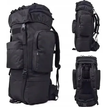 turistický batoh Batoh vojenský AZARIS 100L nad 80 l černý
