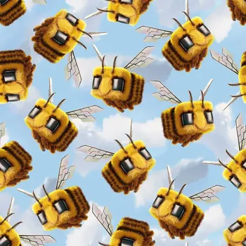 Teplákovina, Včely minecraft (E) (Kvalitní teplákovina Bella)