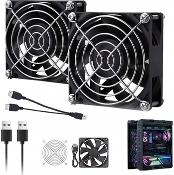 PC ventilátor POČÍTAČOVÝ VENTILÁTOR 140x140 TICHÝ VÝKONNÝ CHLADIČ 26DB 1500 RPM