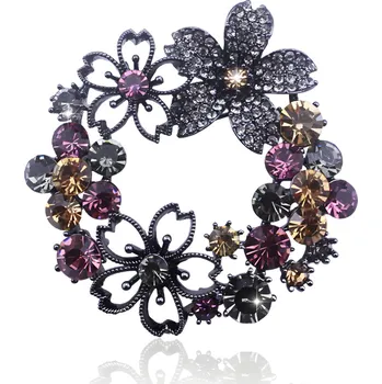 Brož Amparo Miranda® Brož Flower Vintage MF64