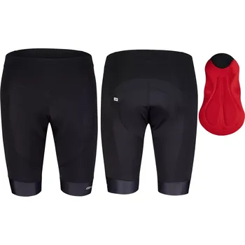 cyklistické kraťasy FORCE Pánské kraťasy Force Pace do pasu s vložkou, černé velikost 4XL