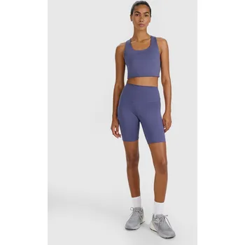 Dámské legíny Dámské tréninkové Kraťasy 4F Cyklistické legíny tmavě modré XL