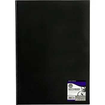 Daler Rowney Simply Sketchbook Simply Skicář 110 A3 100 g Black