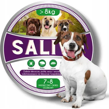 Antiparazitikum pro psa Obojek proti parazitům Salivo PROTI KLÍŠŤATŮM, 8 MĚSÍCŮ, 60 g