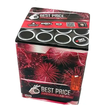 Zábavní pyrotechnika Kompaktní ohňostroj BEST PRICE 16 ran 30mm