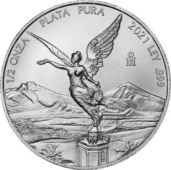 Mexico Mint Stříbrná mince 1/2 oz Libertad Mexico 2021