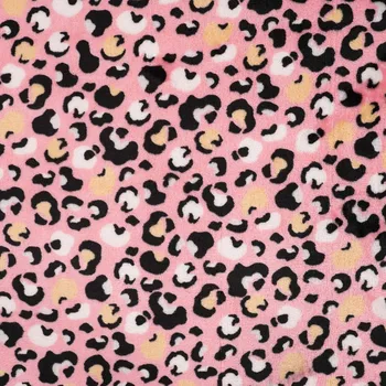 Strima Cuddle Fleece Print + Uni - Panther, Candy Pink