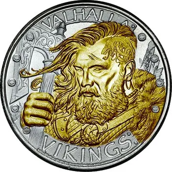 Mason Mint Stříbrná medaile 1 oz Vikings Valhalla 2023 zlacená