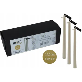 Svíčka Dekorativní sójová svíčka s přírodní vůní MiMoCandles 1 ks