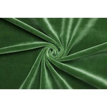 Samet bavlněný - Zelená 2. Jakost