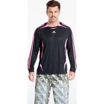 cyklistický dres Dres adidas Teamgeist Longlseeve Jersey Black/ Lucid Pink S