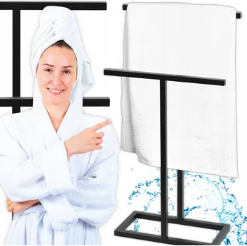 Věšák Volně stojící hrazda Framado černá