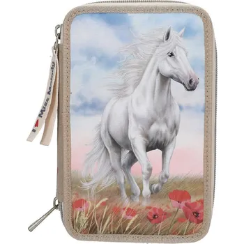 Třípatrový penál s výbavou Miss Melody Poppy Sand