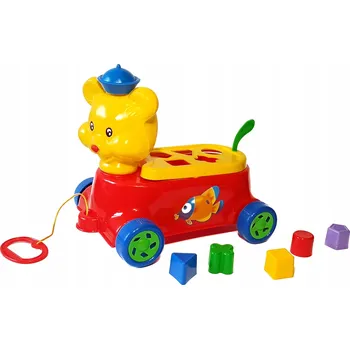 Obraz Edukativní medvídek s kostkami na tahání Zabawkarstwo Wiesław Suchanek