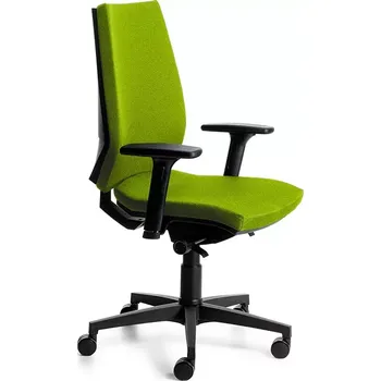 Kancelářská židle Rocada 922-6, zelená s černou konstrukcí, látkový potah, nastavitelné područky