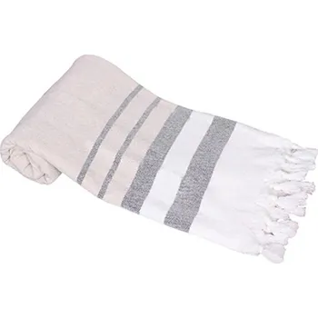 Ručník Artg Hamamzz Alicante Ručník 100x180 cm 916150 Sand-Black 100 x 180 cm