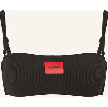Podprsenka Hugo Dámský Bandeau Horní Díl Bikin Red Label, černá, 36