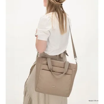 Kabelka DUOMO shopper 40x31x15cm Taupe, kabelka Beagles