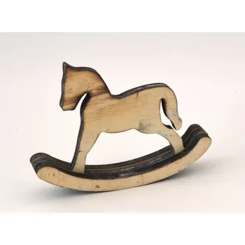 Vánoční dekorace Dřevěná dekorace - Houpací koník