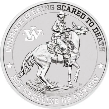 Tuvalu Stříbrná mince 1 oz John Wayne na koni 2021 BU